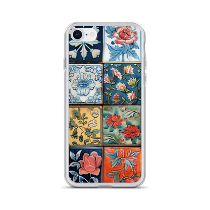 iPhone Case Colorful Majolilca Tiles