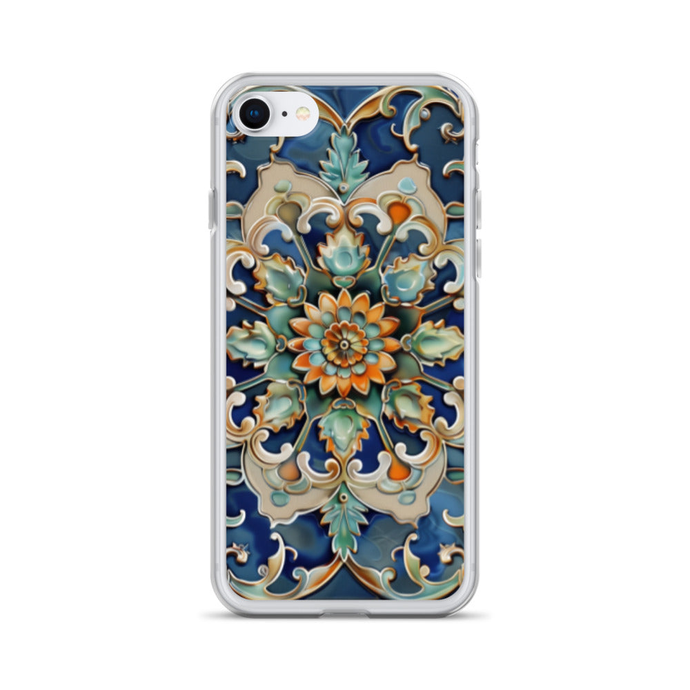 iPhone Case Malaysian Ceramic Tile Pattern