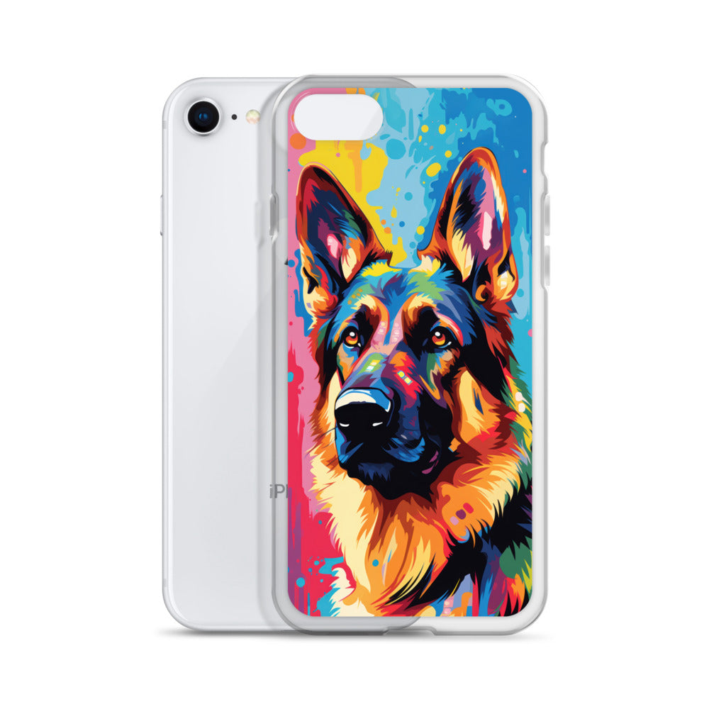 iPhone Case Painted German Shepherd