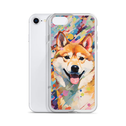 iPhone Case Painted Shiba Inu