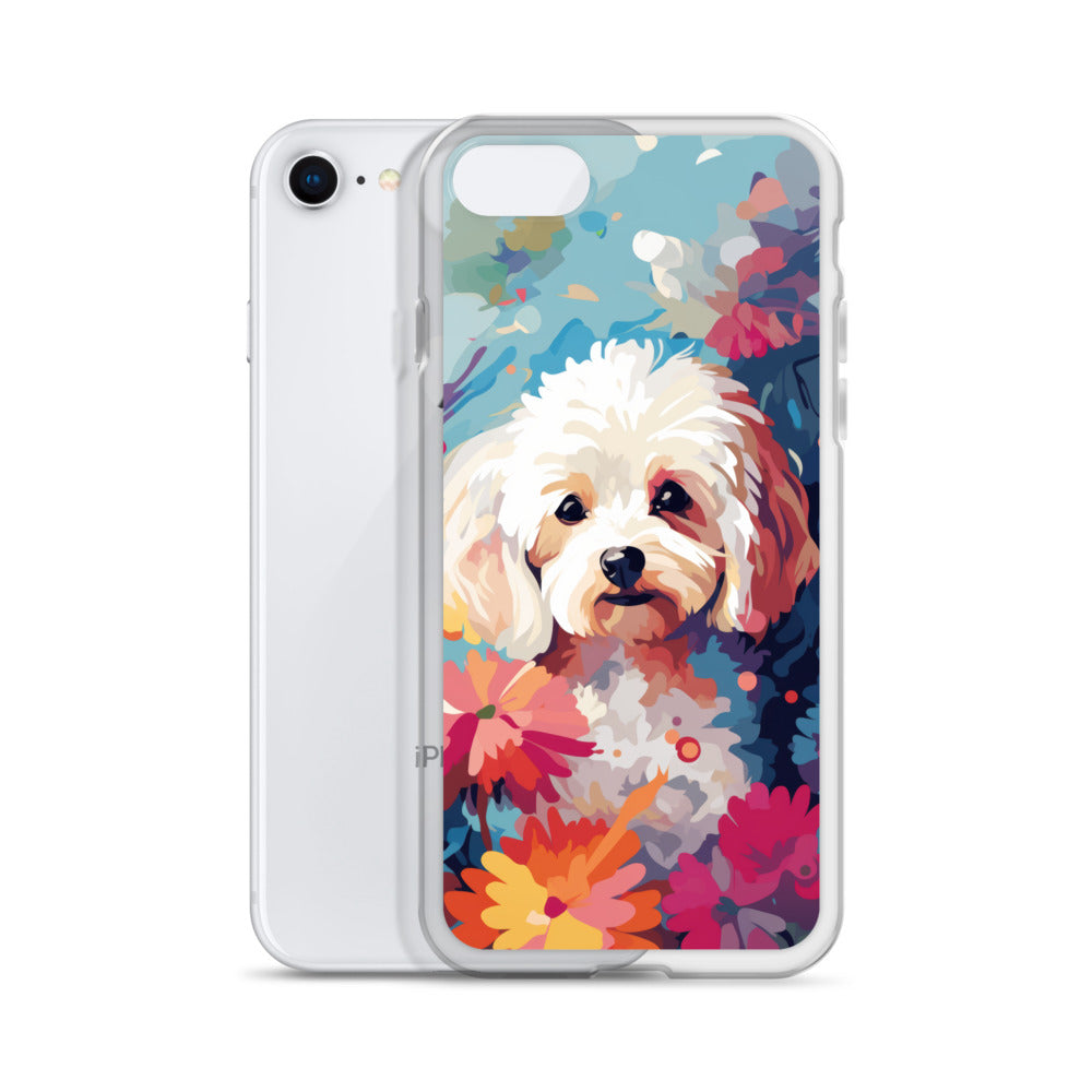 iPhone Case Painted Bichon Frise