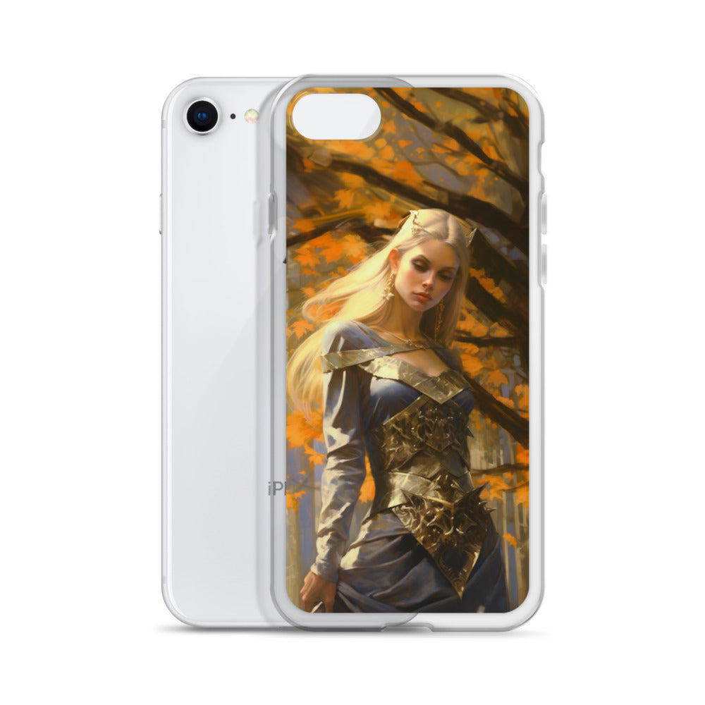 Dungeons and Dragons Female Elf iPhone Case