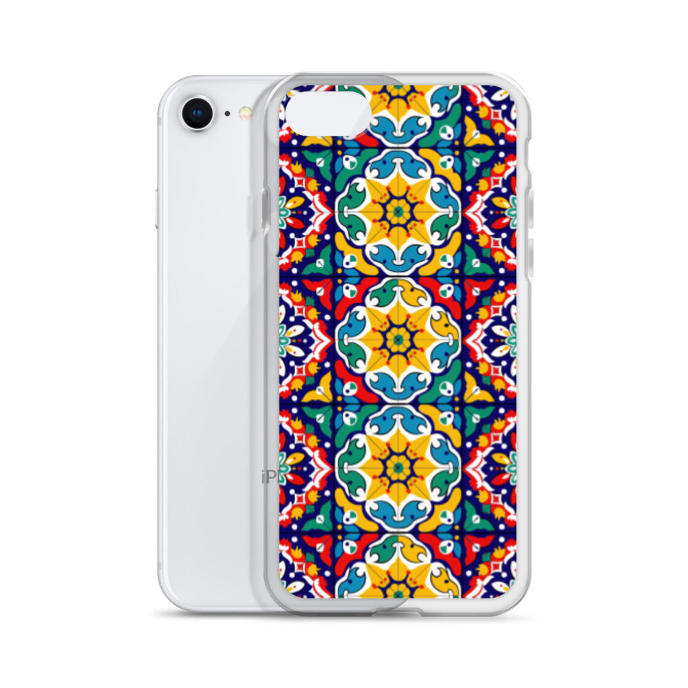 iPhone Case Talavera Tiles Red and Yellow