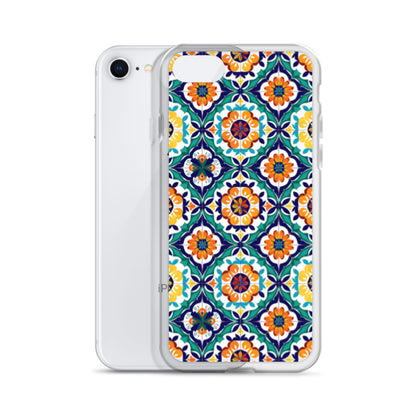 iPhone Case Talavera Tiles Green and Blue