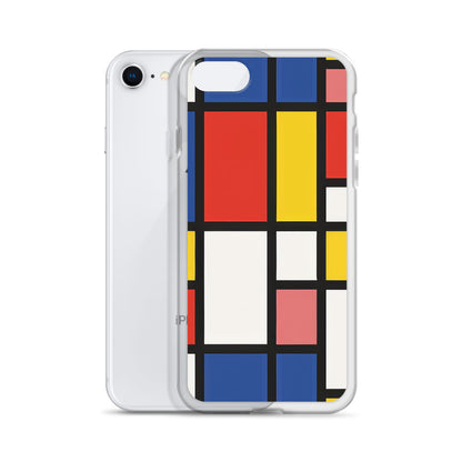 iPhone Case Colorful De Stijl