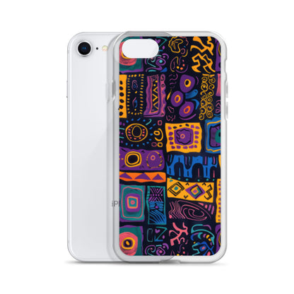 iPhone Case Colorful Yemanja Pattern