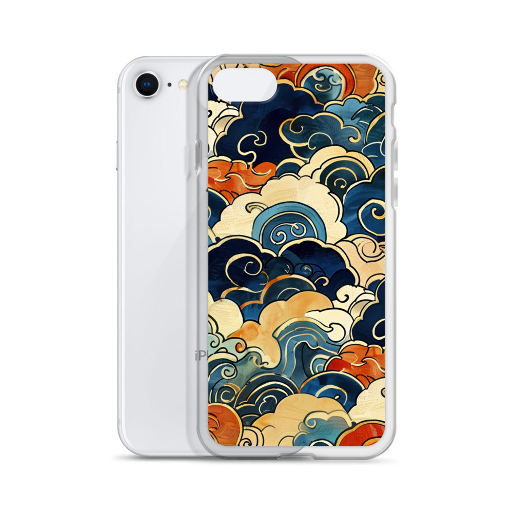 iPhone Case Stylized Clouds