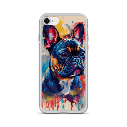 Painted French Bulldog iPhone Case
