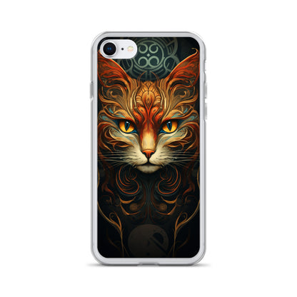 Art Nouveau Cat #2 iPhone Case