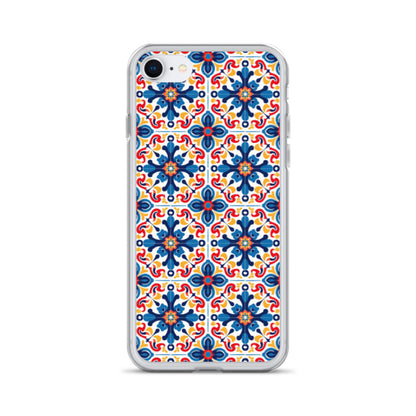 iPhone Case Talavera Tiles Blue and Red