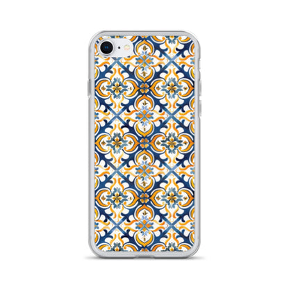 iPhone Case Colorful Spanish Tile Pattern