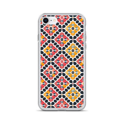 iPhone Case Colorful Spanish Quatrefoil Pattern