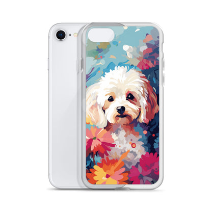 iPhone Case Painted Bichon Frise