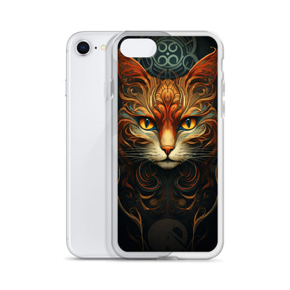 Art Nouveau Cat #2 iPhone Case