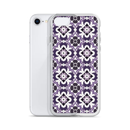 iPhone Case Purple Moroccan Style Tile