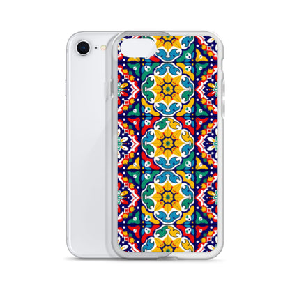 iPhone Case Talavera Tiles Red and Yellow