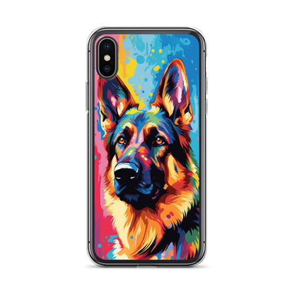 iPhone Case Painted German Shepherd