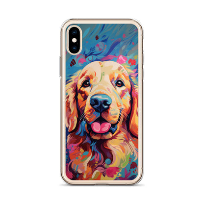 iPhone Case Painted Golden Retriever