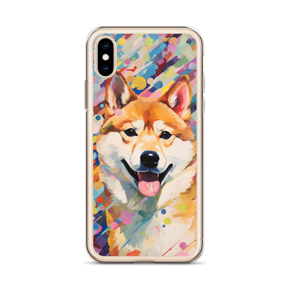 iPhone Case Painted Shiba Inu