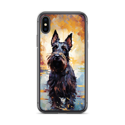iPhone Case Painted Scottish Terrier