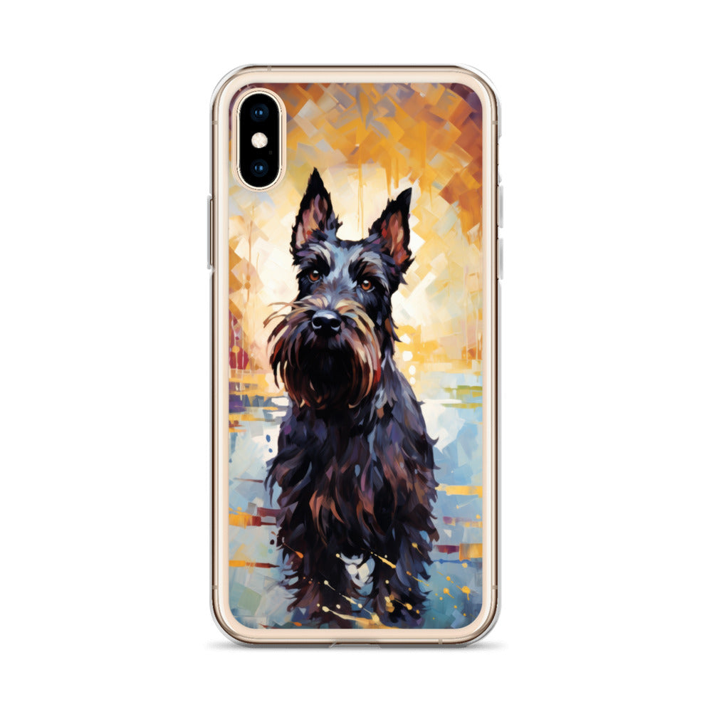 iPhone Case Painted Scottish Terrier