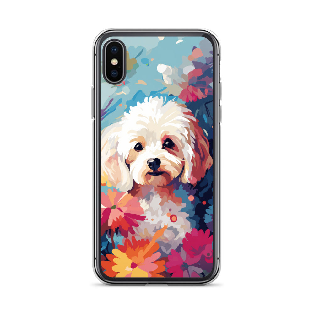 iPhone Case Painted Bichon Frise