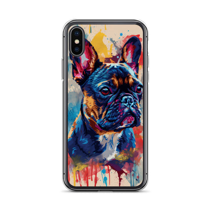 Painted French Bulldog iPhone Case