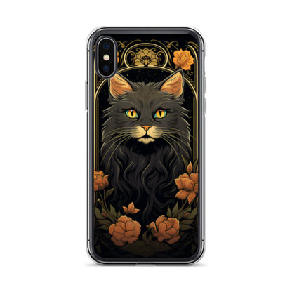 Art Nouveau Cat iPhone Case