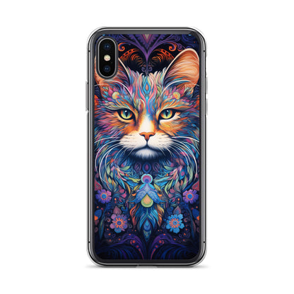 Psychedelic Cat #2 iPhone Case