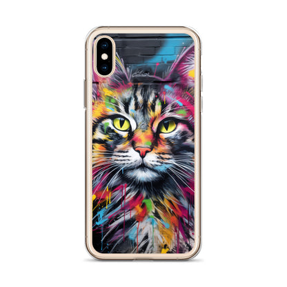 Graffiti Cat iPhone Case