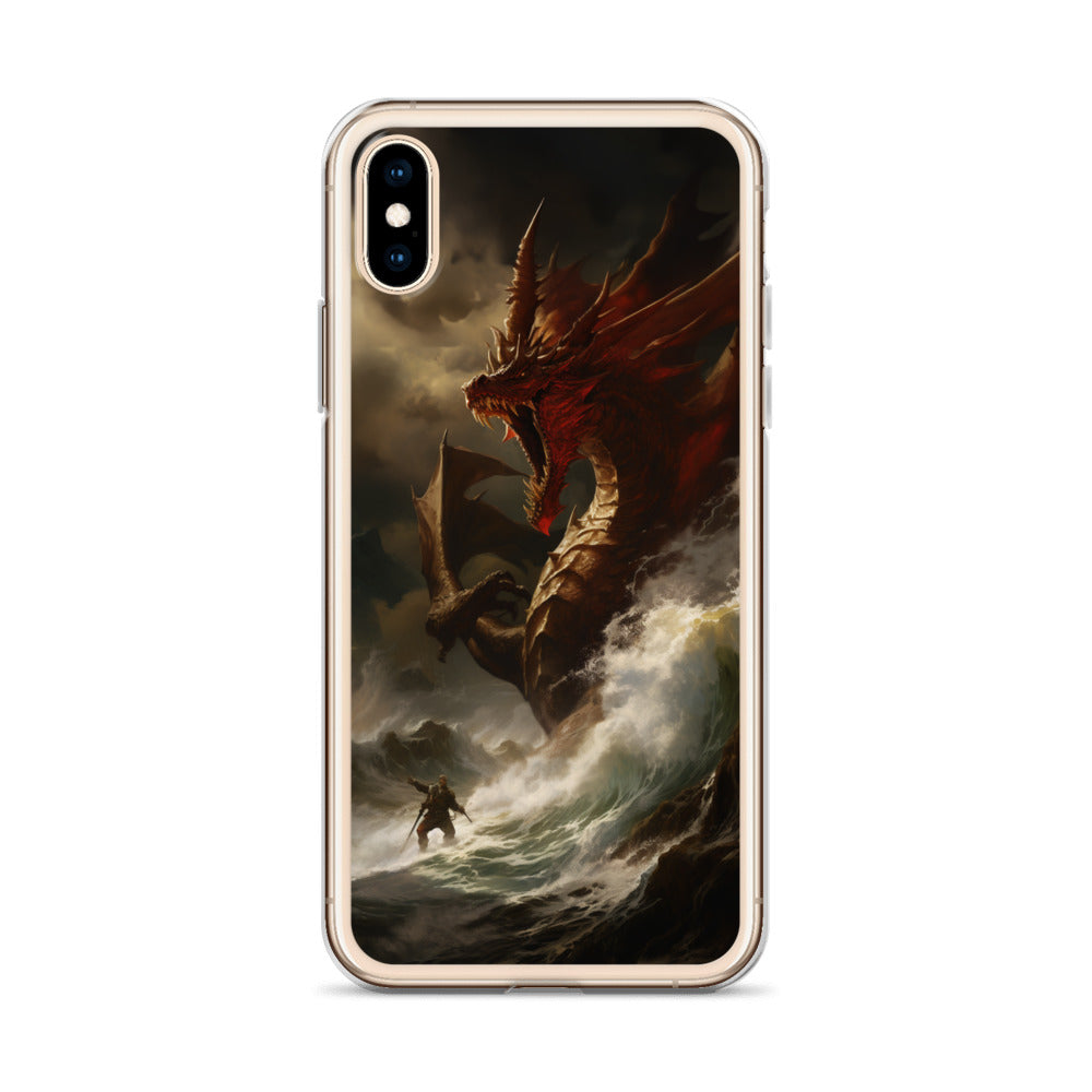 Dragon Battle iPhone Case