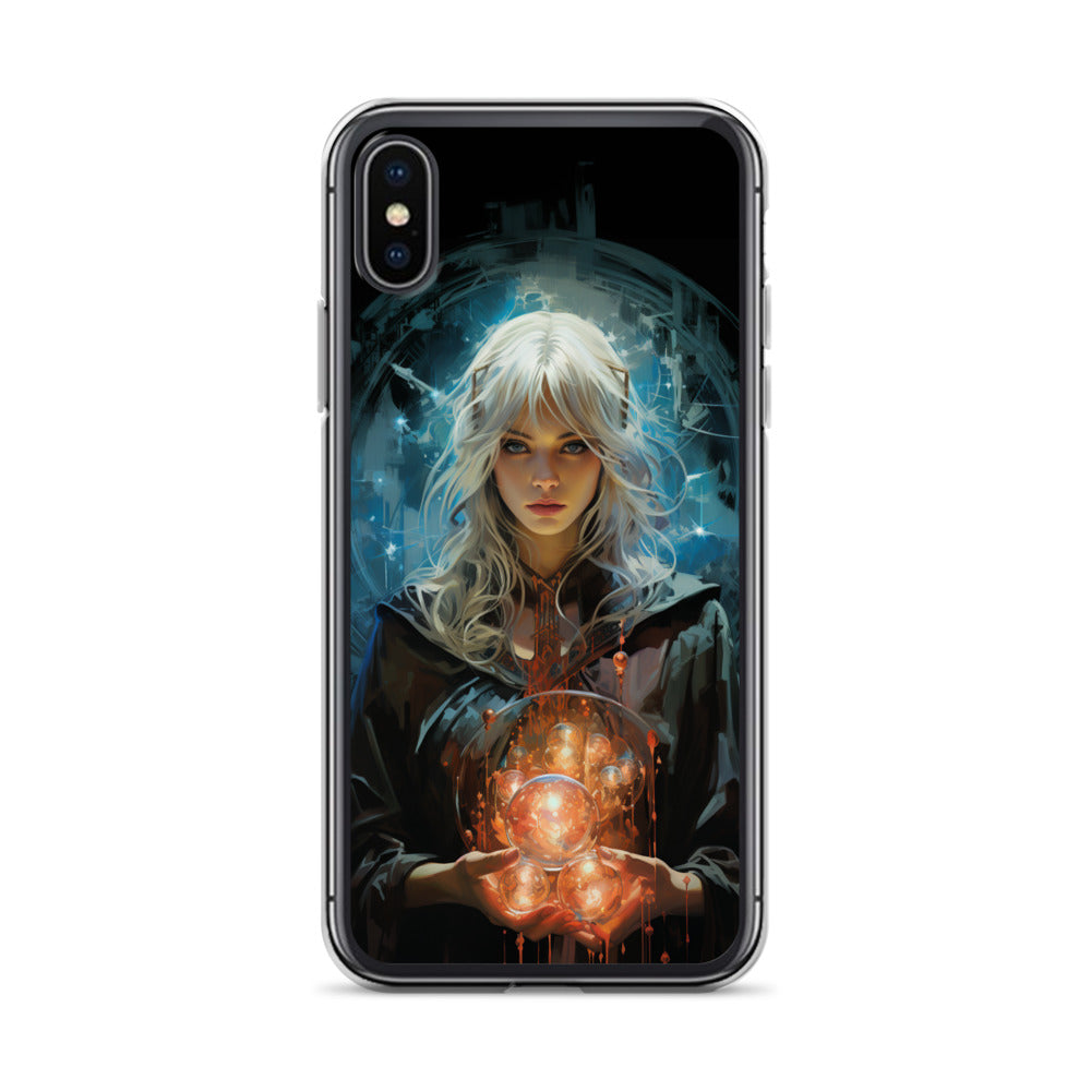 Dungeons and Dragons Female Elf Sorcerer iPhone Case