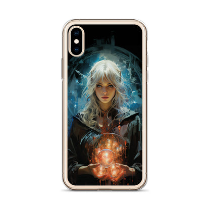 Dungeons and Dragons Female Elf Sorcerer iPhone Case