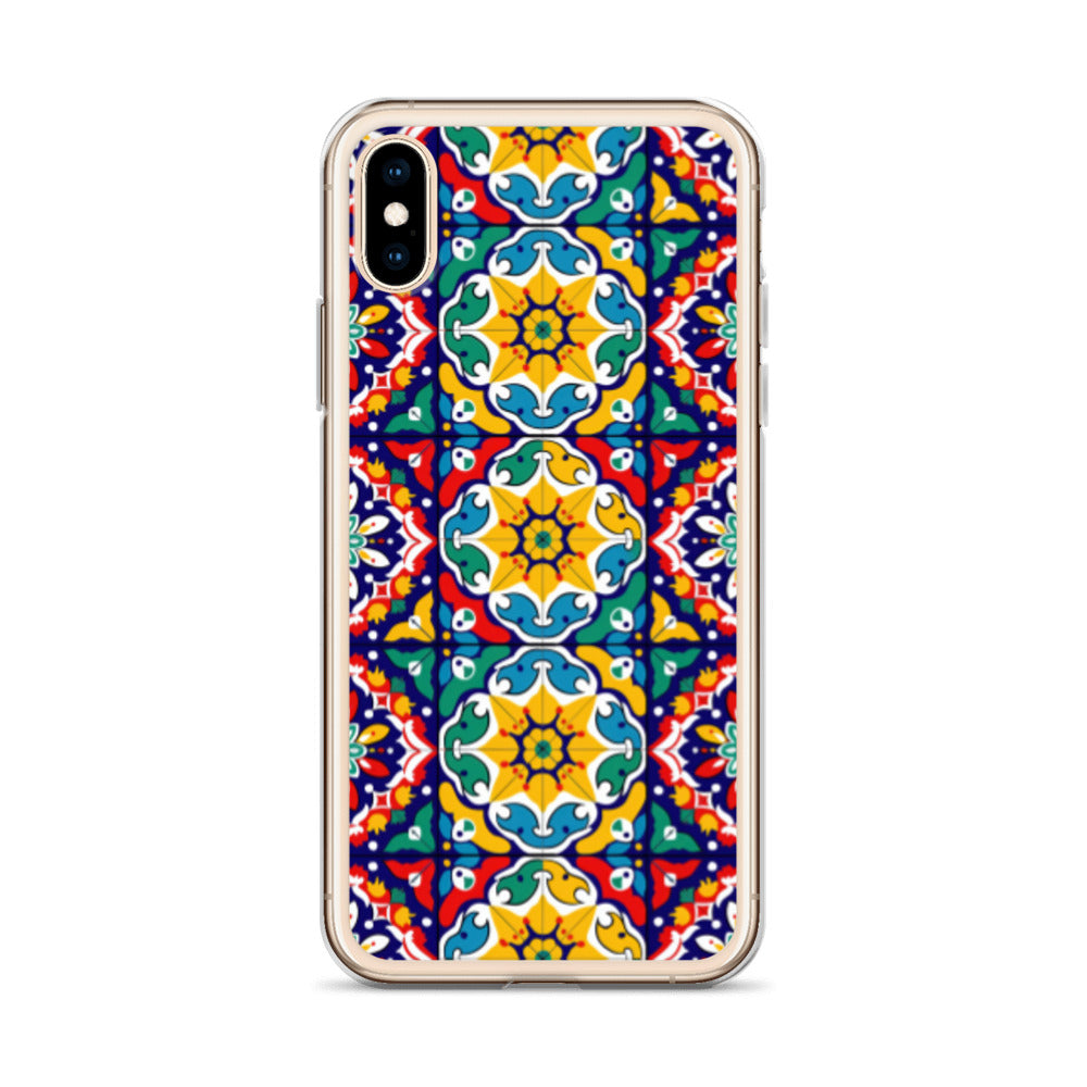 iPhone Case Talavera Tiles Red and Yellow