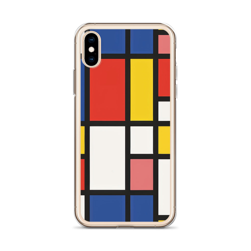 iPhone Case Colorful De Stijl