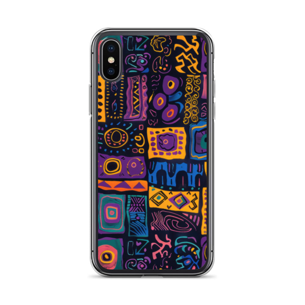 iPhone Case Colorful Yemanja Pattern