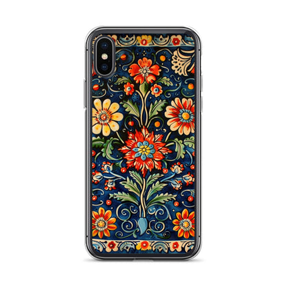 iPhone Case Colorful Flowers Boleslawiec Pottery Tile