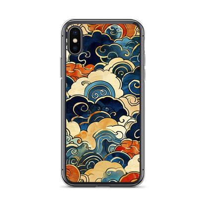iPhone Case Stylized Clouds