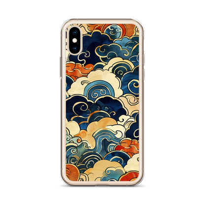 iPhone Case Stylized Clouds
