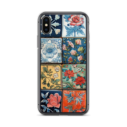iPhone Case Colorful Majolilca Tiles