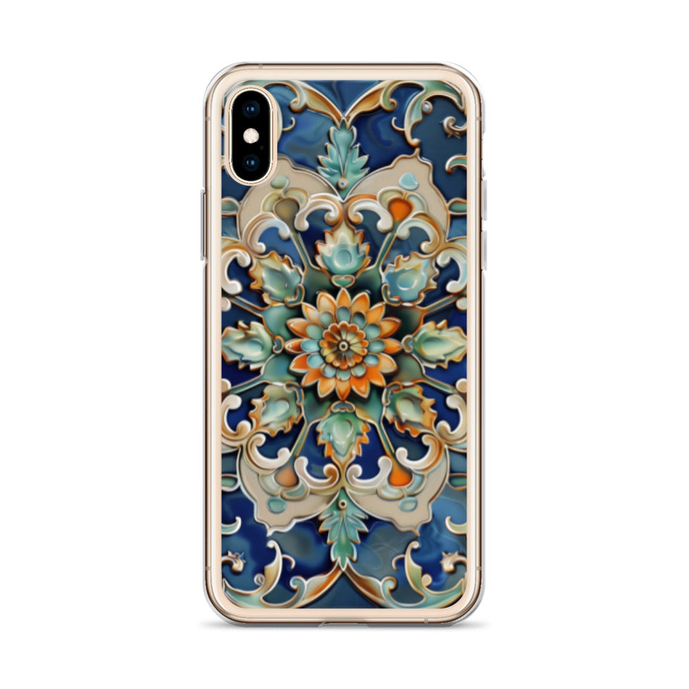 iPhone Case Malaysian Ceramic Tile Pattern