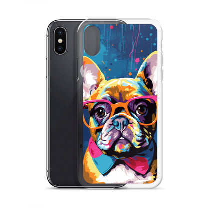 iPhone Case Painted Stylish French Bulldog