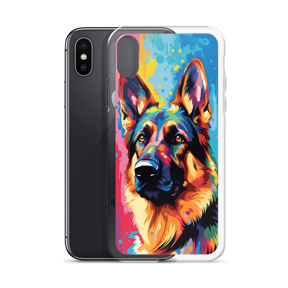 iPhone Case Painted German Shepherd