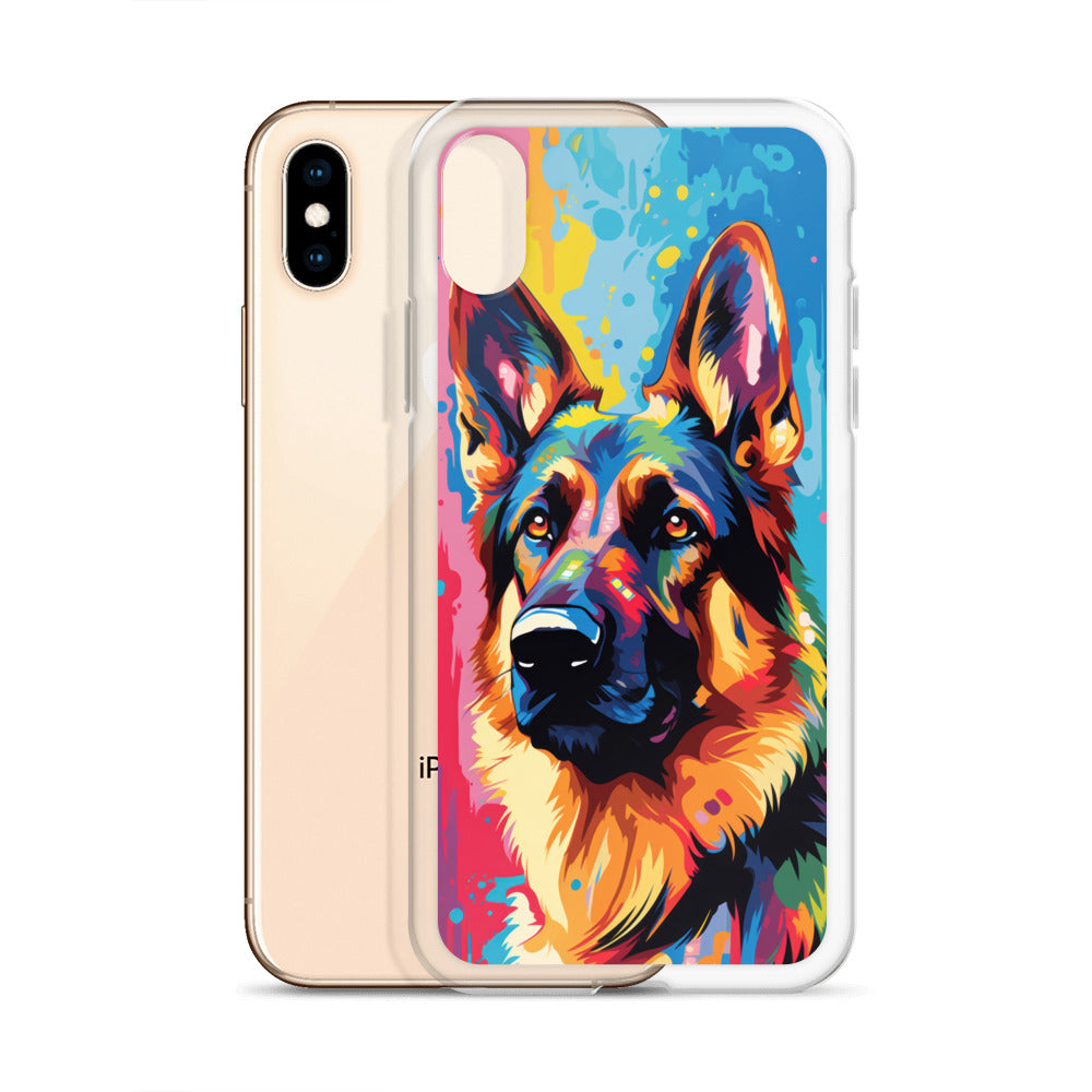 iPhone Case Painted German Shepherd