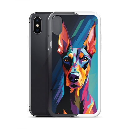 iPhone Case Painted Doberman Pinscher