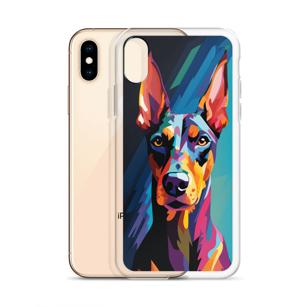 iPhone Case Painted Doberman Pinscher