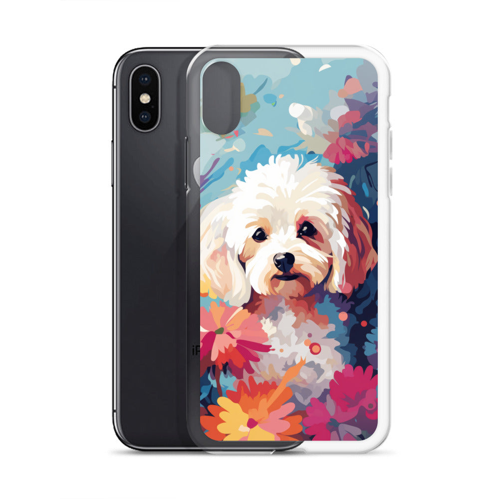 iPhone Case Painted Bichon Frise