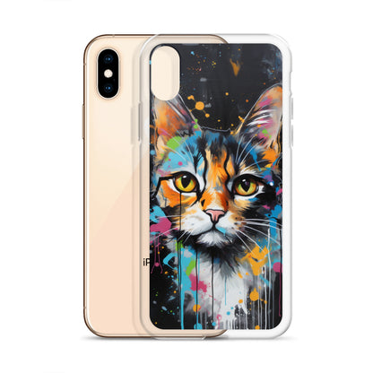 Graffiti Calico Cat iPhone Case