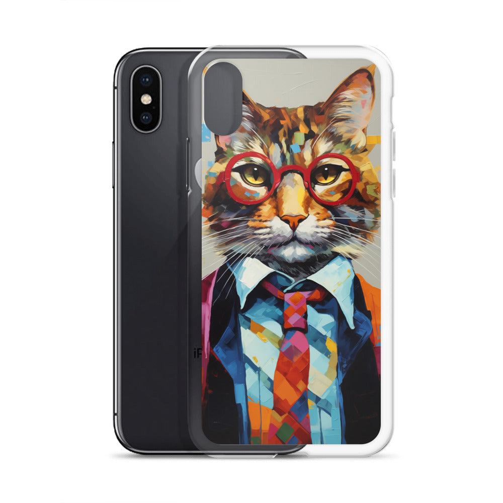 Business Cat iPhone Case
