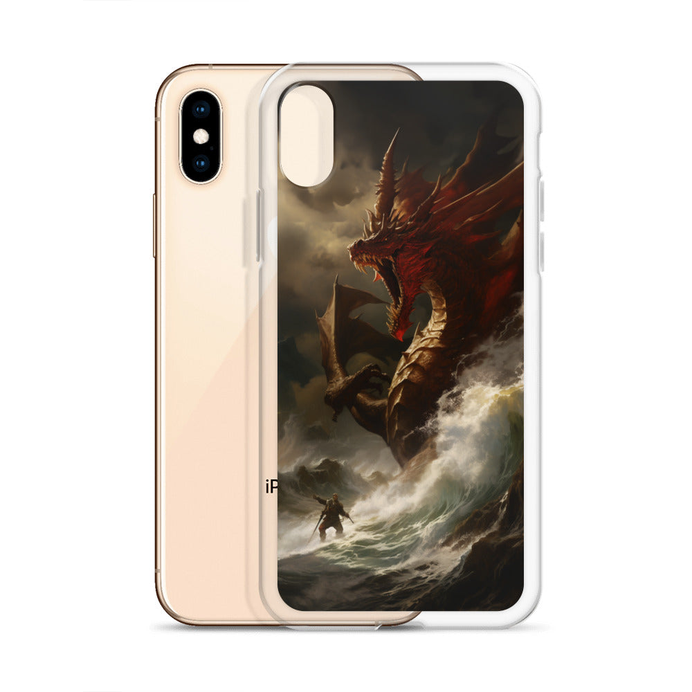 Dragon Battle iPhone Case
